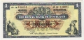 Royal Bank Of Scotland To 1967 1 Pound, various dates and prefixes